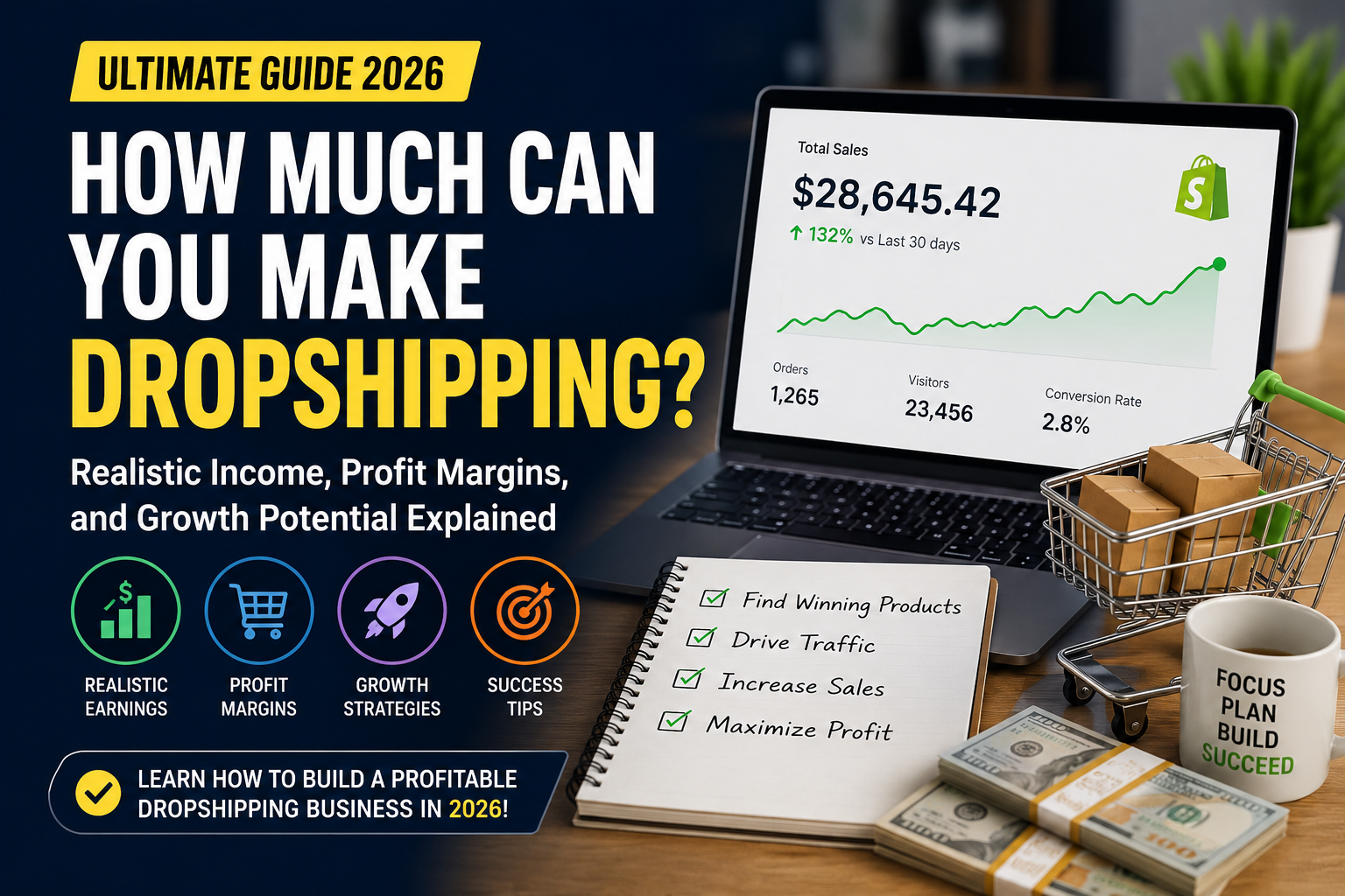how much can you make dropshipping