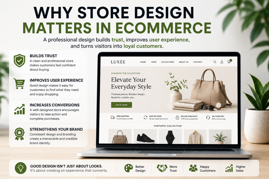 how to make shopify store look professional