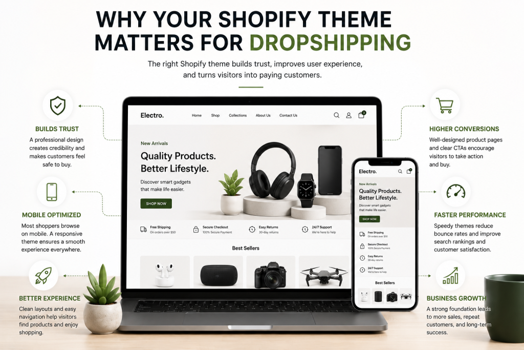 best shopify theme for dropshipping